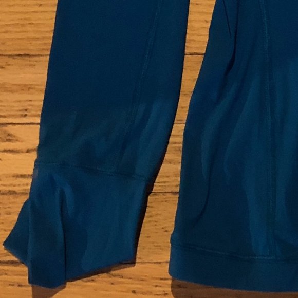 New Lululemon Teal Zip Long-Sleeved Pullover Shirt - Picture 8 of 9